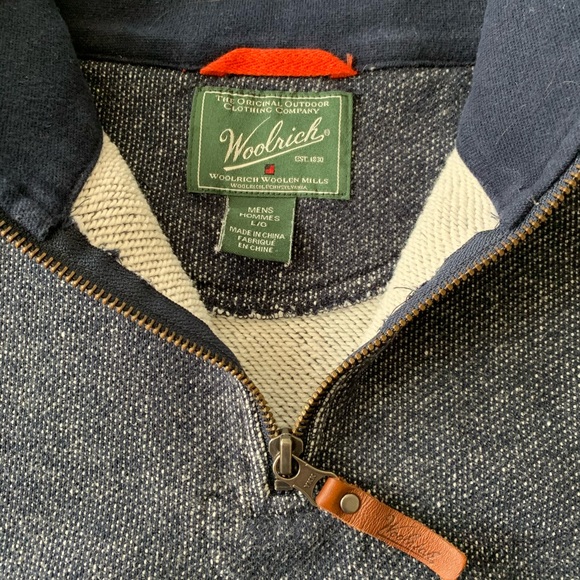 Woolrich men’s quarter zip pullover - Picture 5 of 6